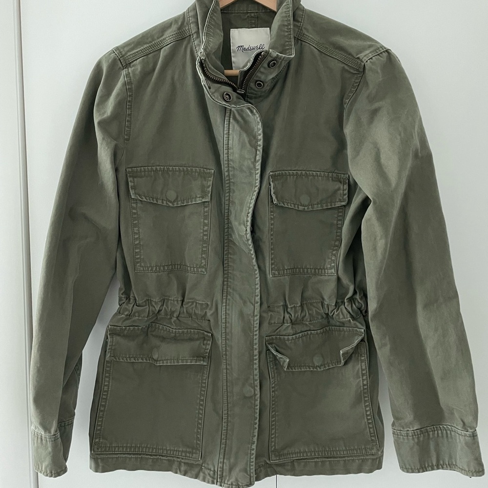 Madewell Green Army Jacket - small